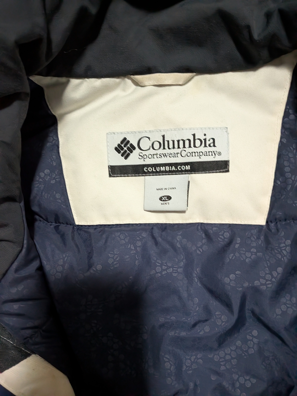 Vintage Columbia Interchange Jacket Mens XL Blue Waterproof Nylon Hooded Shell - Picture 5 of 5